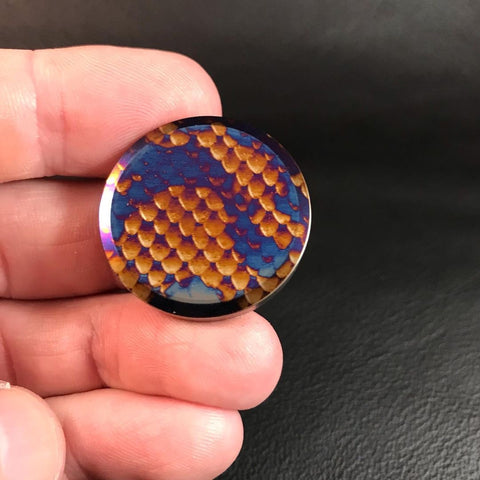 FUSSELL FRESH METAL SNAKE SKIN BALL MARKER COIN