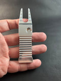 Custom Stamped Fussell Fresh Metal MILLED Protopipe Divot Tool V. 2.0