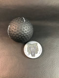 FUSSELL FRESH METAL LONE WOLF/ LOST SHEEP BALL MARKER COIN