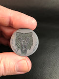 FUSSELL FRESH METAL LONE WOLF/ LOST SHEEP BALL MARKER COIN